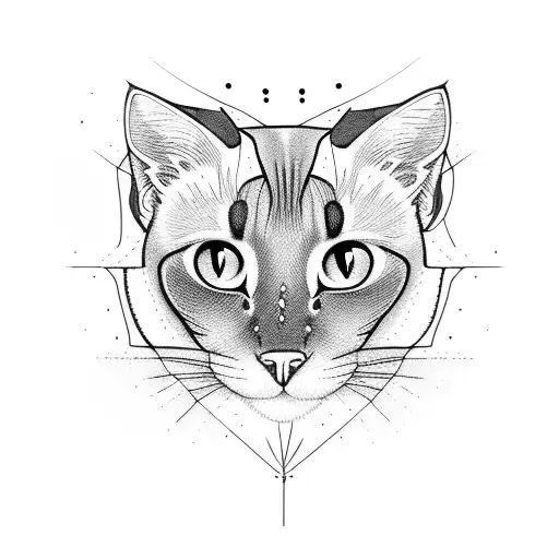 Black Cat With Space