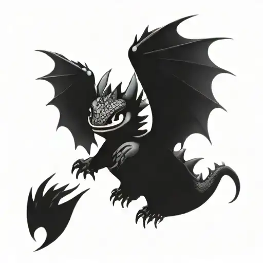 Toothless Dragon