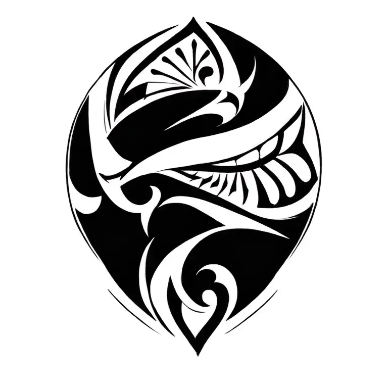 Neo Tribal Tattoo For Shoulder And Chest