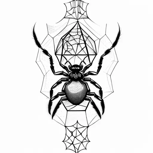 A Smoke-filled Hourglass With Intricate Spider Webs Surrounding It