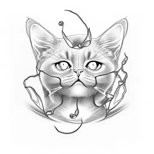 Black Cat Deja Vu Matrix