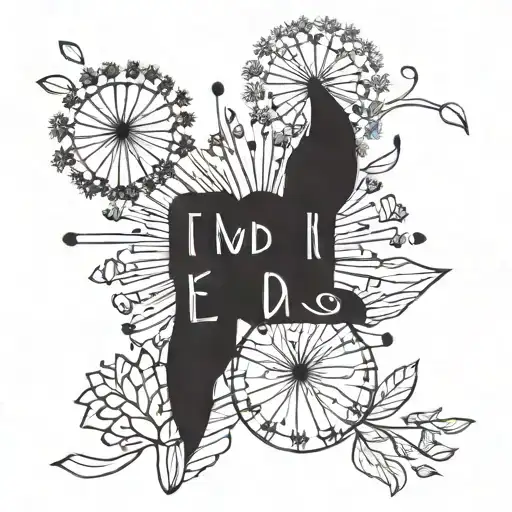 Dandelion Kids Names Written