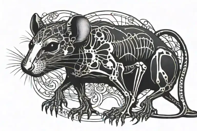 Skeleton Rat