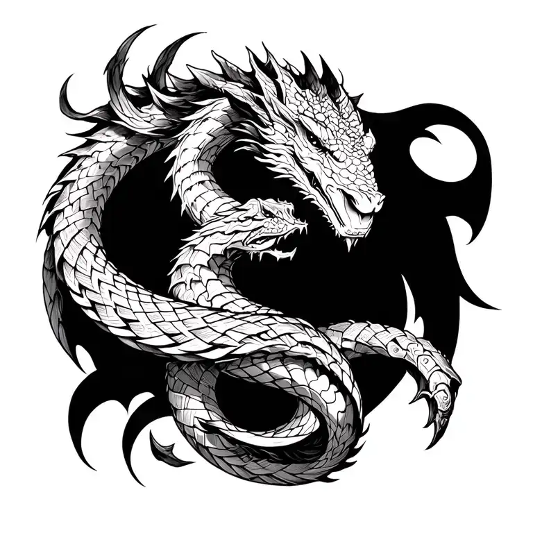 Norse Jormungandr Wrapping