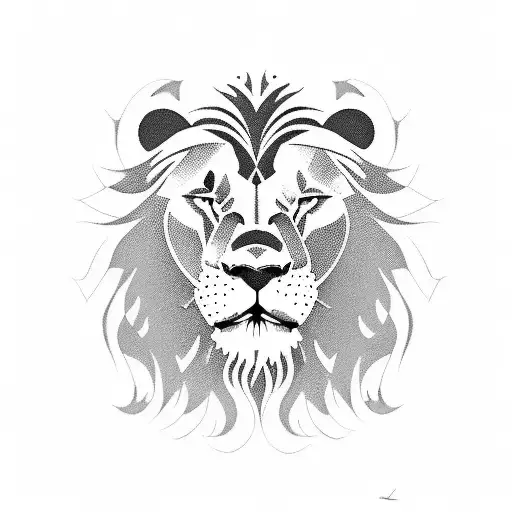 Lion With A Football