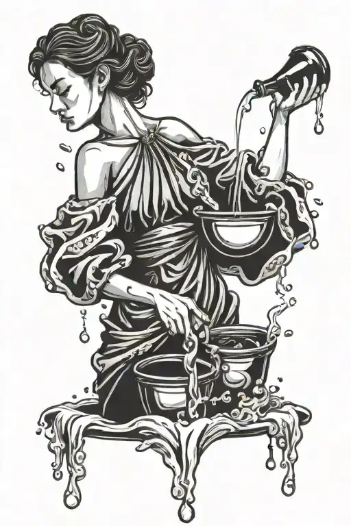 Woman Pouring Water