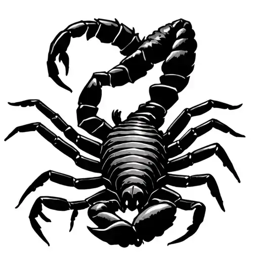 Scorpion Surrounded Boy Autoknacker Leaves