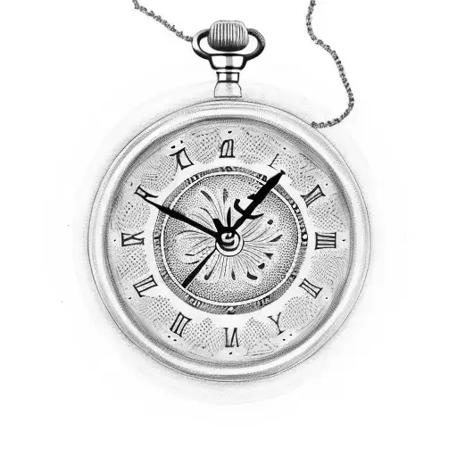 Pocket Clock Whit Chain