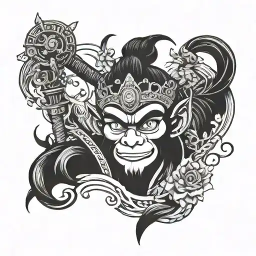 Monkey King With Buda