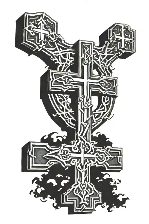 Three Crosses Jesus Cross