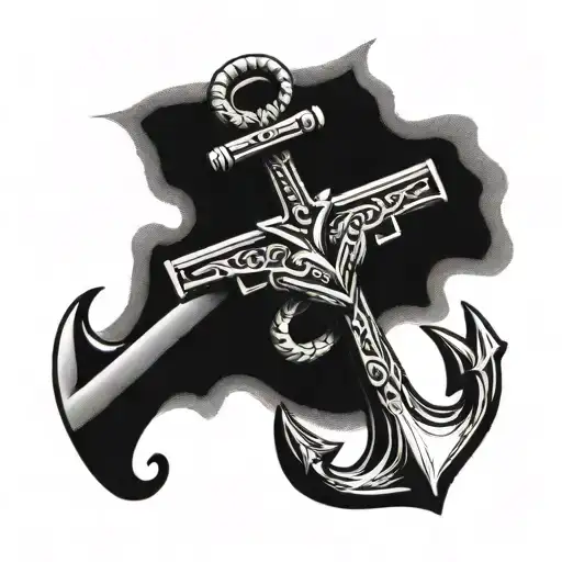 Two Guns Behind A Sea Anchor