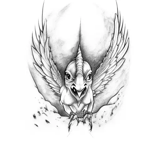 Harry Potter And The Prisoner Of Azkaban Hippogryph Sitting Next To Pumpkin