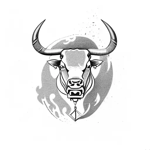 Bull Stomping On A Tomato