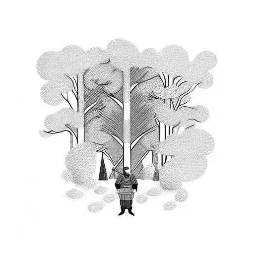 A Forro Band Performing In A Vibrant Forest Setting