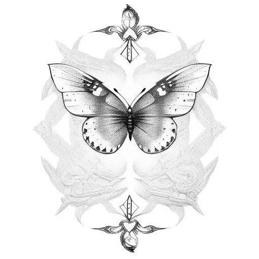 Butterfly With A Dagger
