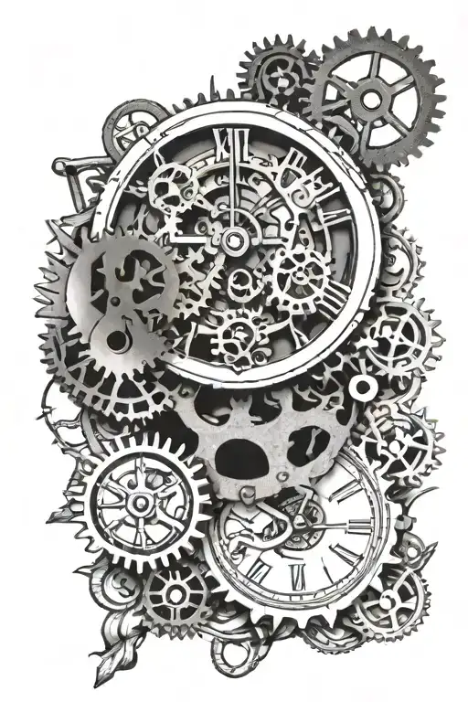 Clock And Gear