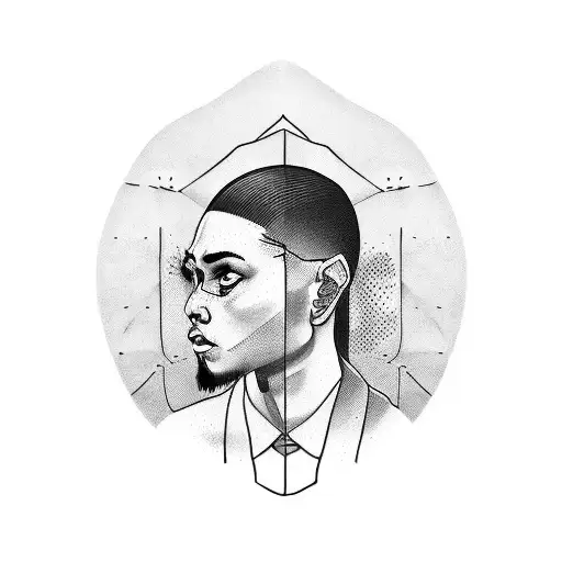 A Portrait Of Myself In A Kickboxing Stance