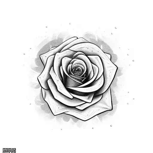 Rose Being Pierced By Arrow