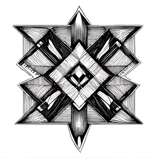 Geometric And Abstract Line Work