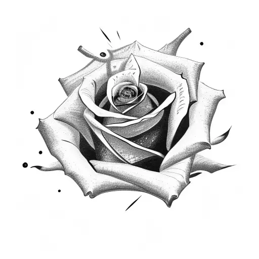 Combine A Rose With Elements Of Your Occupation