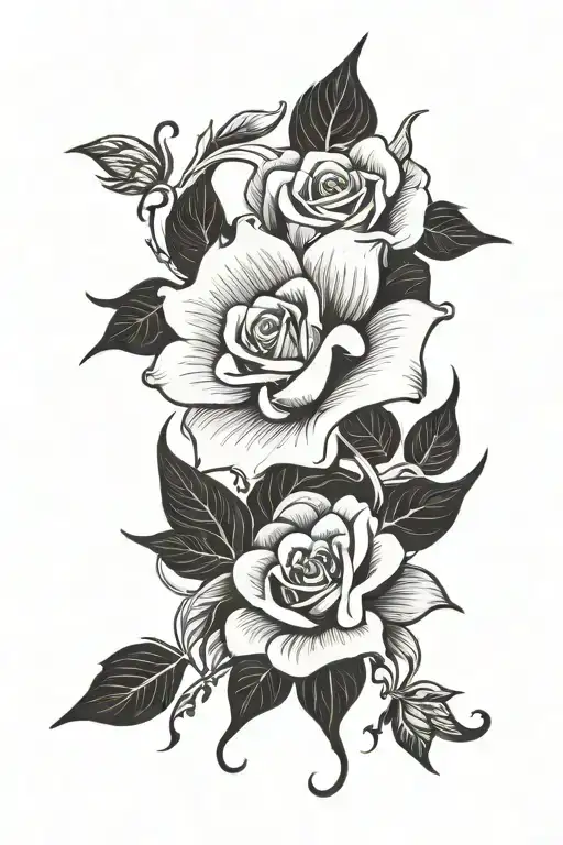 Rose With A Flame Like Wings