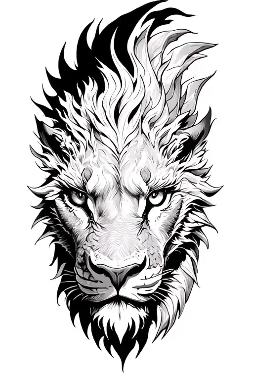 Left Eye Of The Lion Is A Dragon Eye