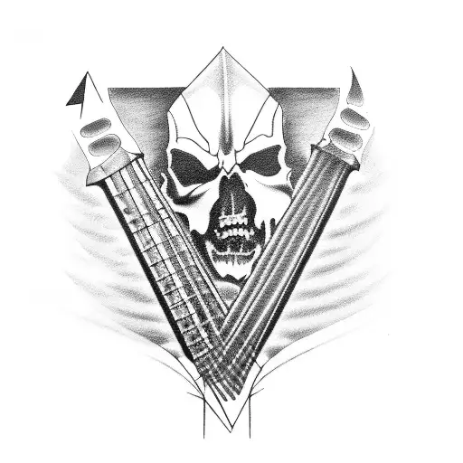 Guitar With Metallica Lyrics Incorporated