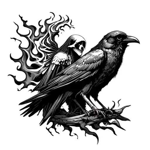 Grim Reaper Fire Crows