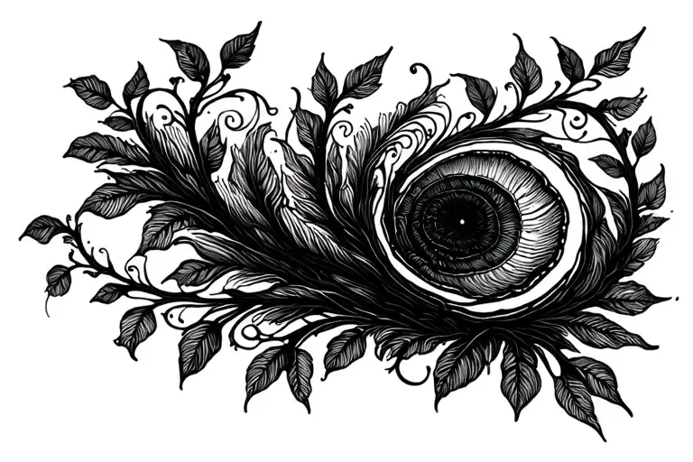 Fibonacci Spiral Plant Vines