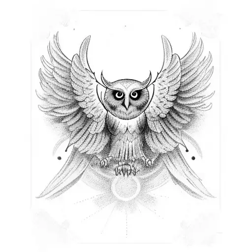 The Cherubim Owl Angel