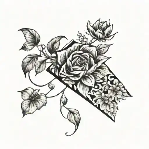 Floral Forearm Half Sleeve Fine Line