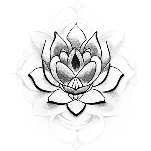 Dark Lotus Flower
