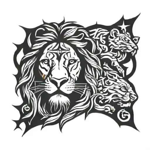 Jesus And Lion