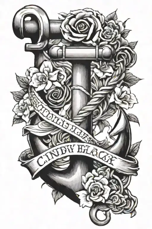 An Anchor With The Word Cindy