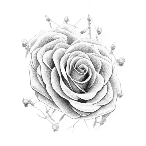 Flowers With Strands Of Dna