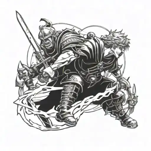 Berserk Gats Is Fighting