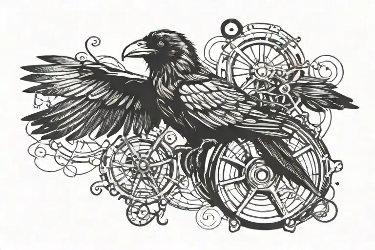 The Raven Film Reel Intertwined