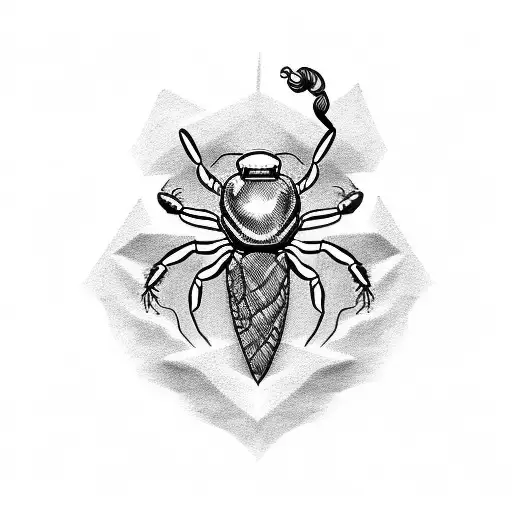 Scorpion And Pocket Watch