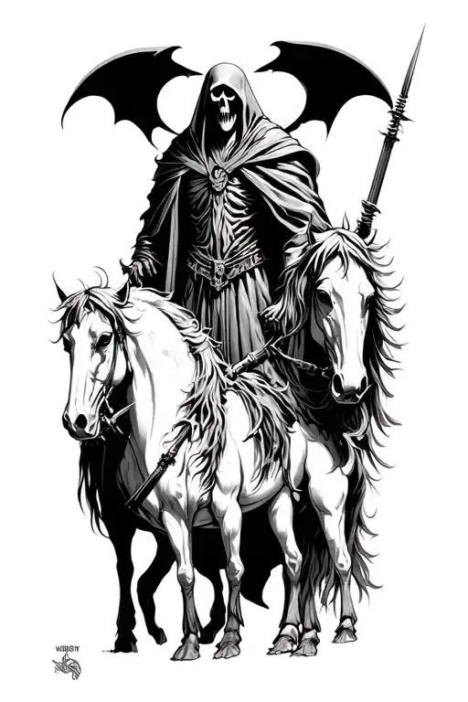 Four Horsemen Apocalypse Reaper