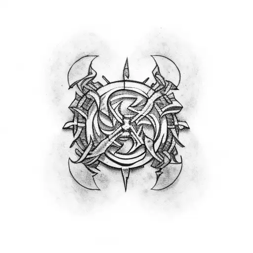 Black Metal Band Performing In A Viking Longhouse