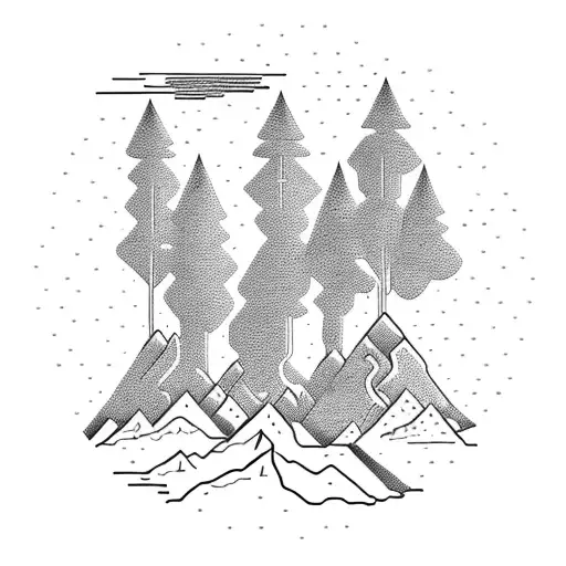 A Majestic Mountain Range With A Winding Dirt Road For Jipes And Motas To Explore