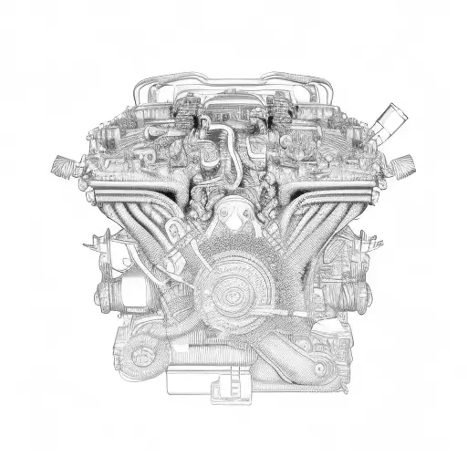 Intricate Wiring Diagram Of A Car Engine