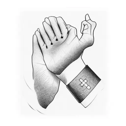 Tree Connected To Wrist Band