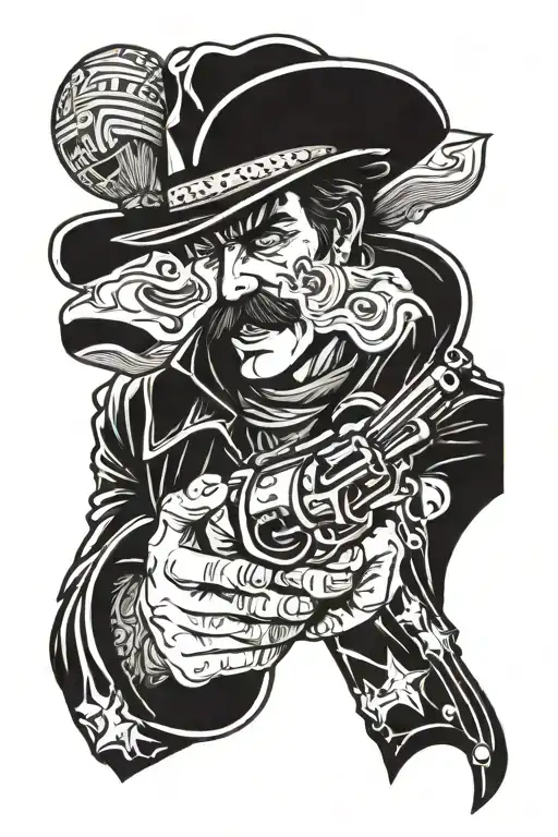 Cowboy With A Smoking Gun