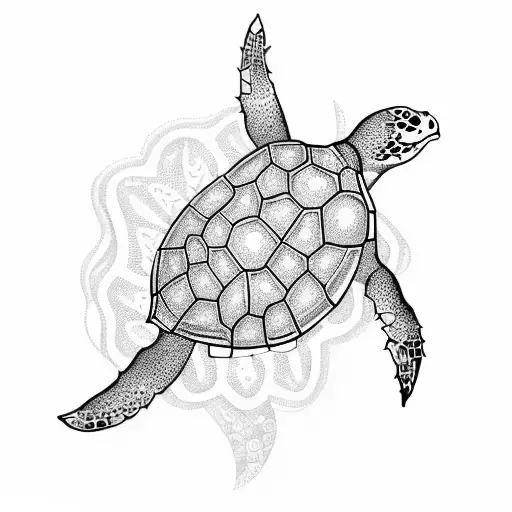 A Yoga Instructor Life Coach Balancing On A Sea Turtle Shell