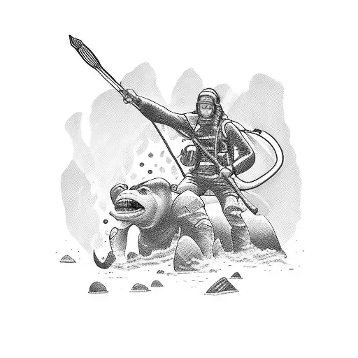 Snorkel Guide Leading A Group Of Adventurers Through A Hidden Island Cave