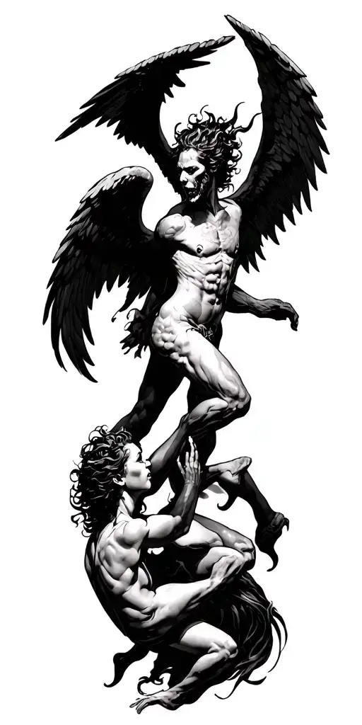 Angels Vs Demons Fighting