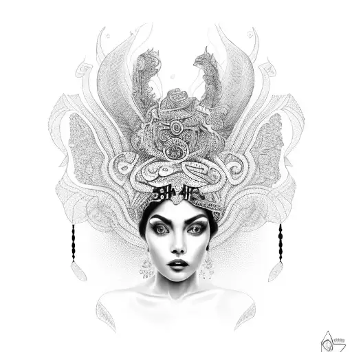 A Mesmerizing Portrait Of A Sexy And Beautiful Mexican Woman