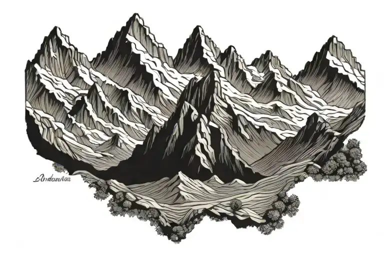 Colombian Andean Mountain Range