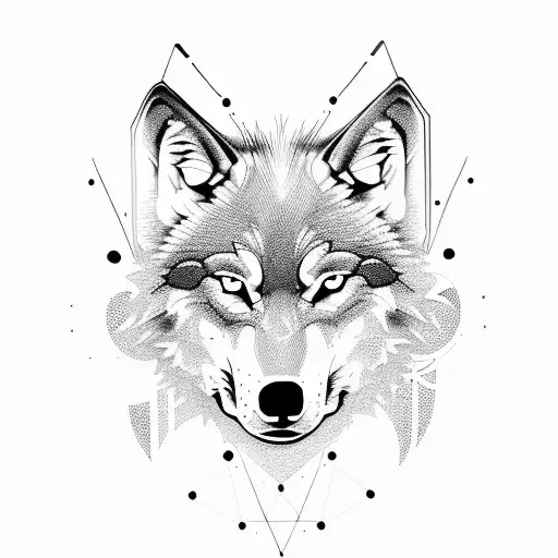 Wolf With Scorpio Sign